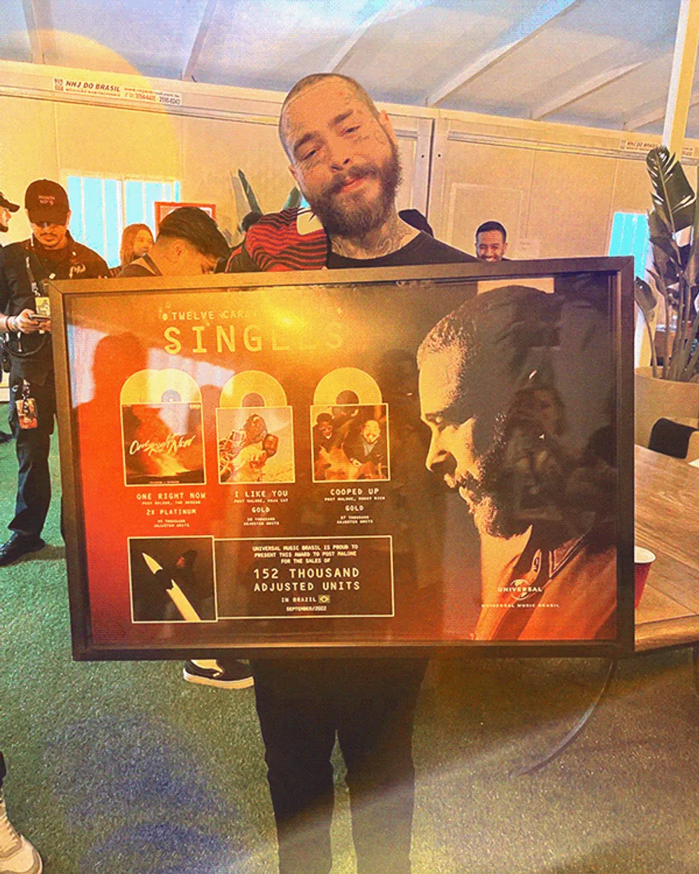 Entregas de certificados aos artistas 2